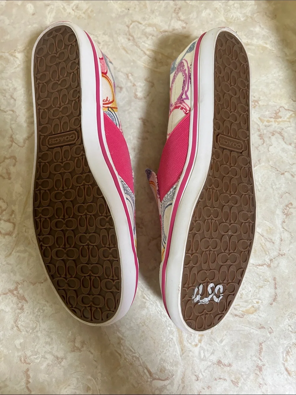 Coach slip sneakers